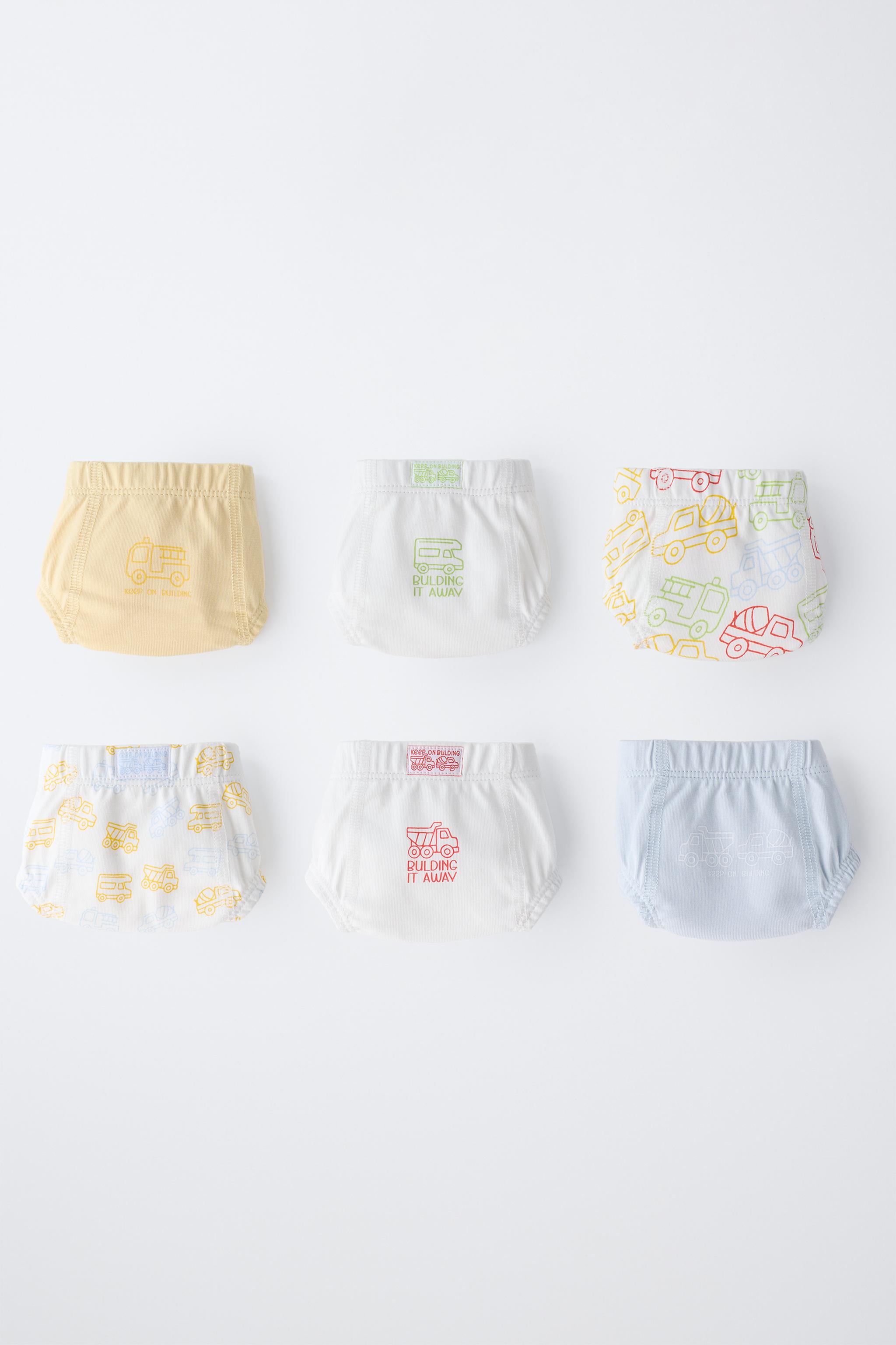 1 1/2-6 YEARS/ SIX-PACK VEHICLE UNDERWEAR